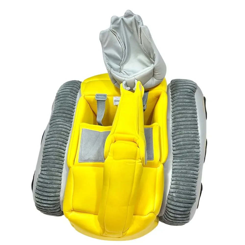 Construction Worker Excavator Plush Costume Digger Bulldozer Toddler 3-5 Used - Picture 3 of 15